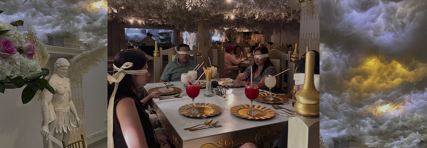 Chris standing up holding his daughter Elva